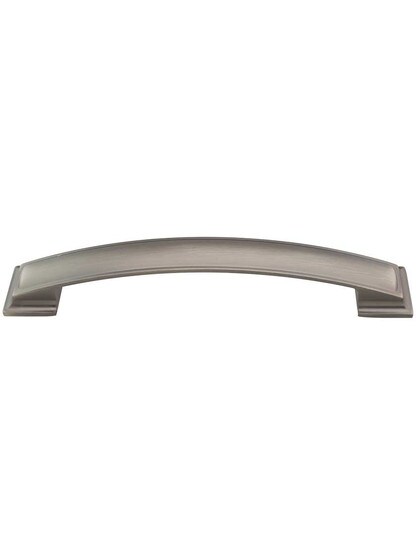 Annadale Pillow Cabinet Pull - 6 1/4 inch Center-to-Center in Brushed Pewter.